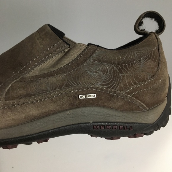 Merrell Zoya Bracken slip on hiking shoes leather sneakers - Picture 9 of 10